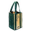 Four Wine Bottle Tote with Sewn In Partitions